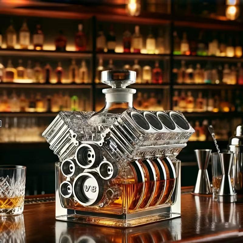 Whisky-Karaffe – V8-Motor