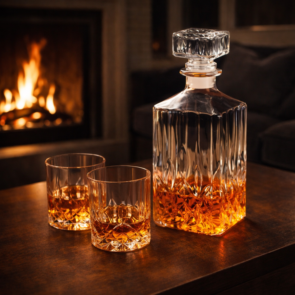 Whisky-Karaffe – Set mit Flasche & Gläsern
