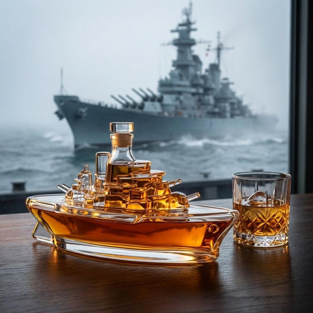 Whisky-Karaffe – Schlachtschiff