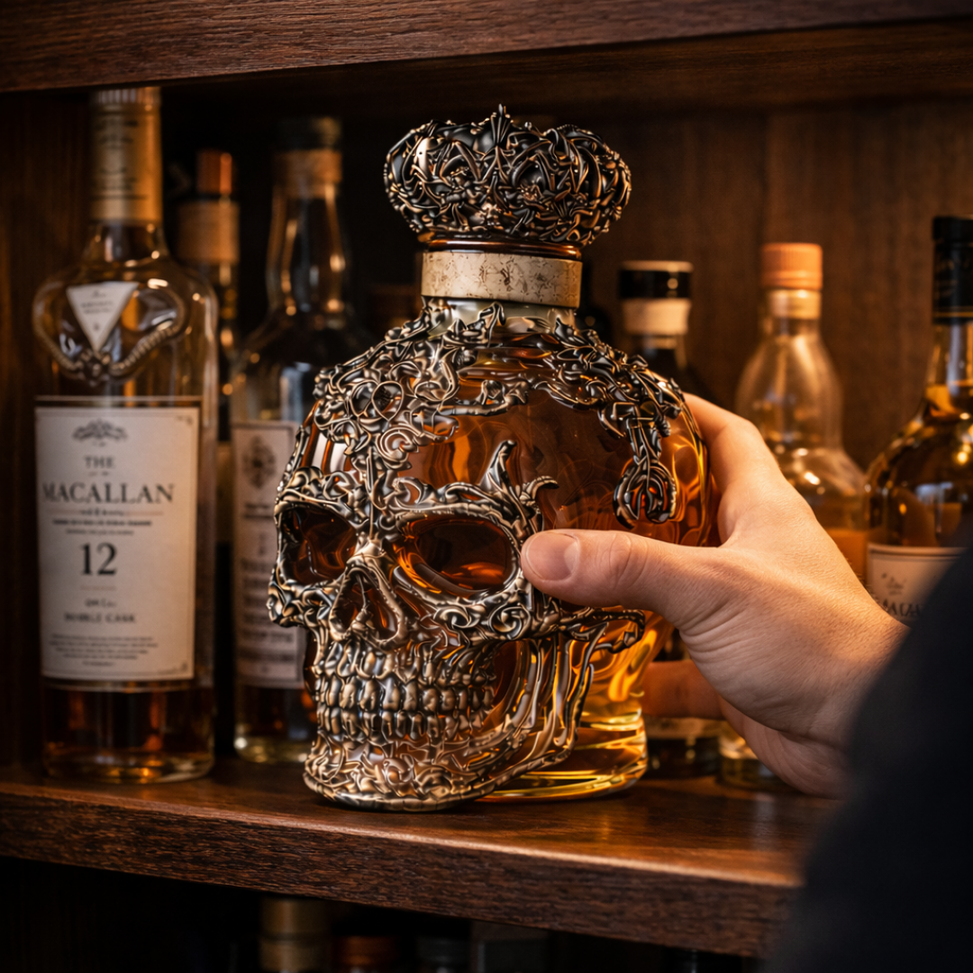 Whisky-Karaffe – Totenkopf