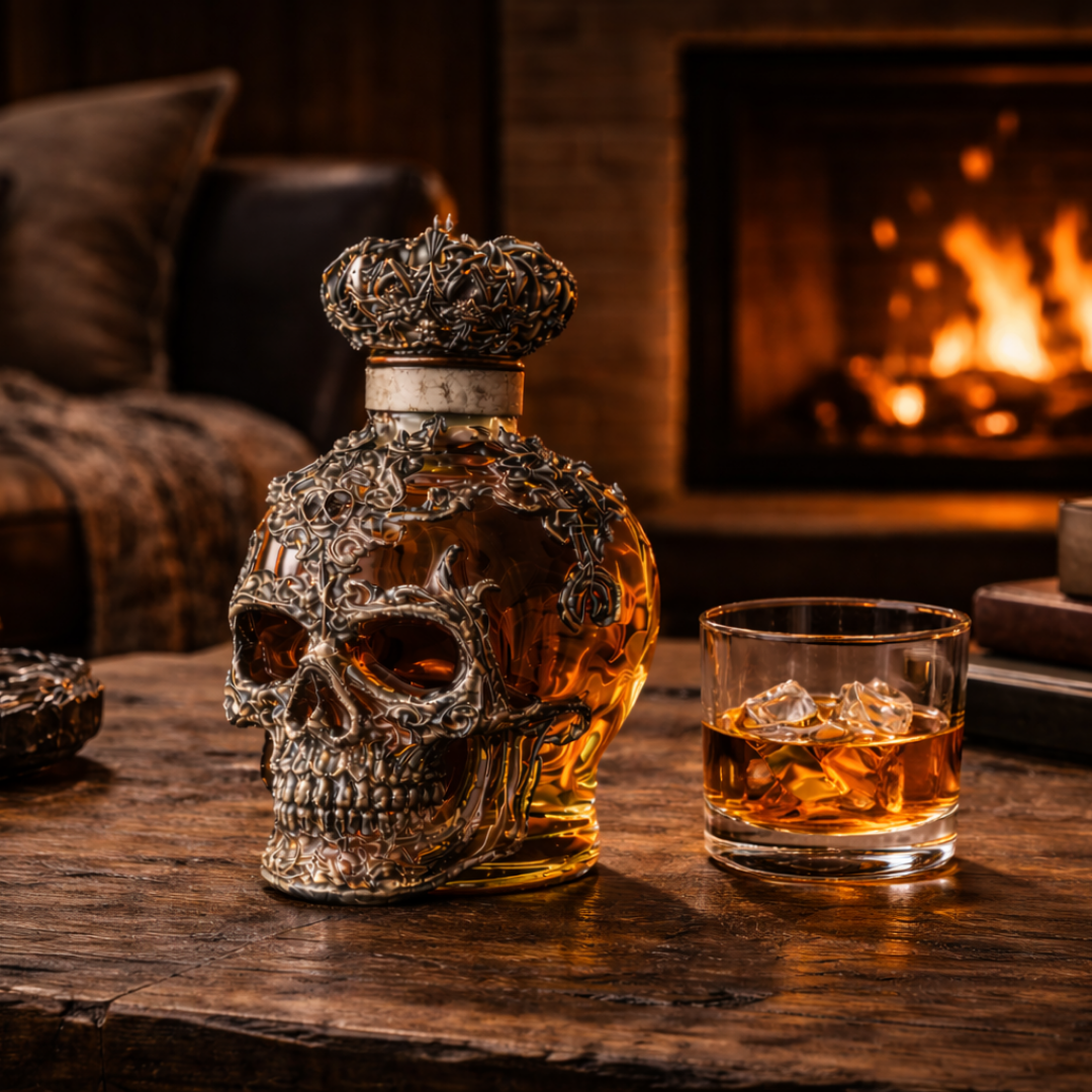 Whisky-Karaffe – Totenkopf