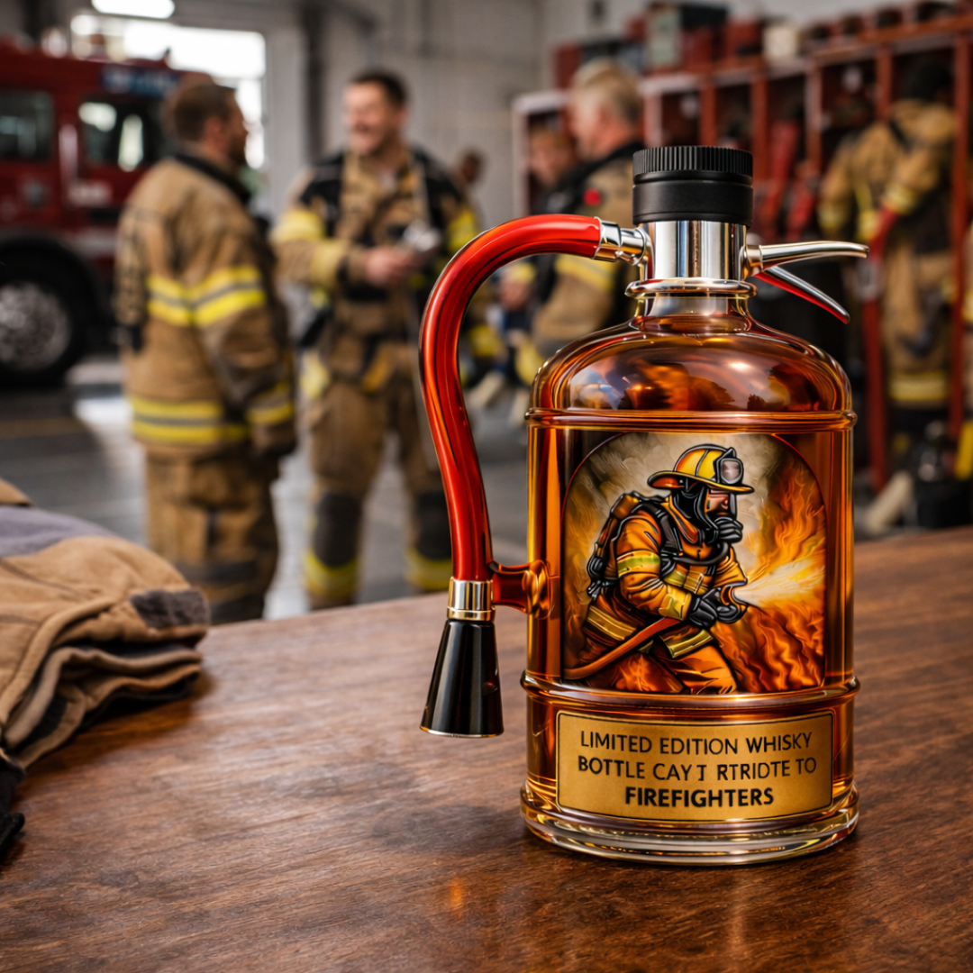 Whisky-Karaffe – Feuerlöscher