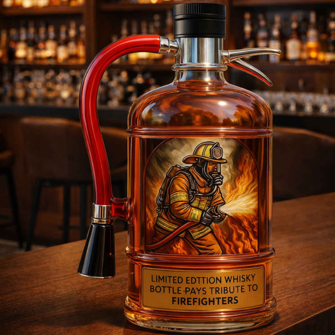 Whisky-Karaffe – Feuerlöscher