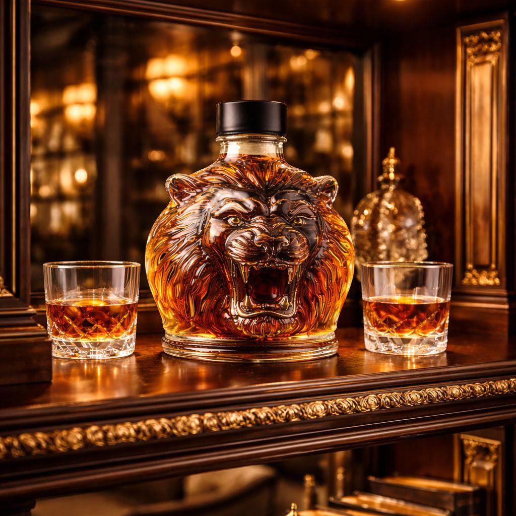 Whisky-Karaffe – Löwe