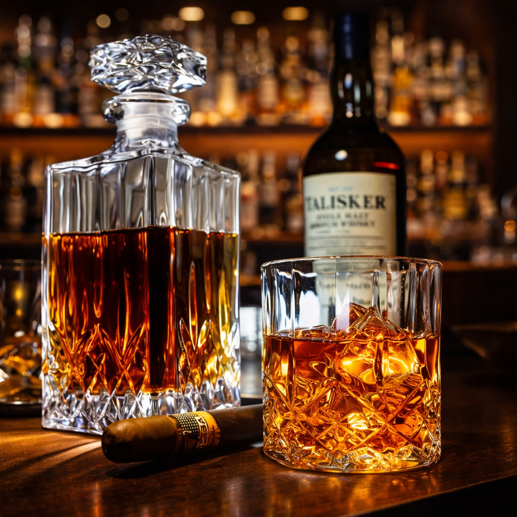 Whisky-Karaffe – Set mit Flasche & Gläsern