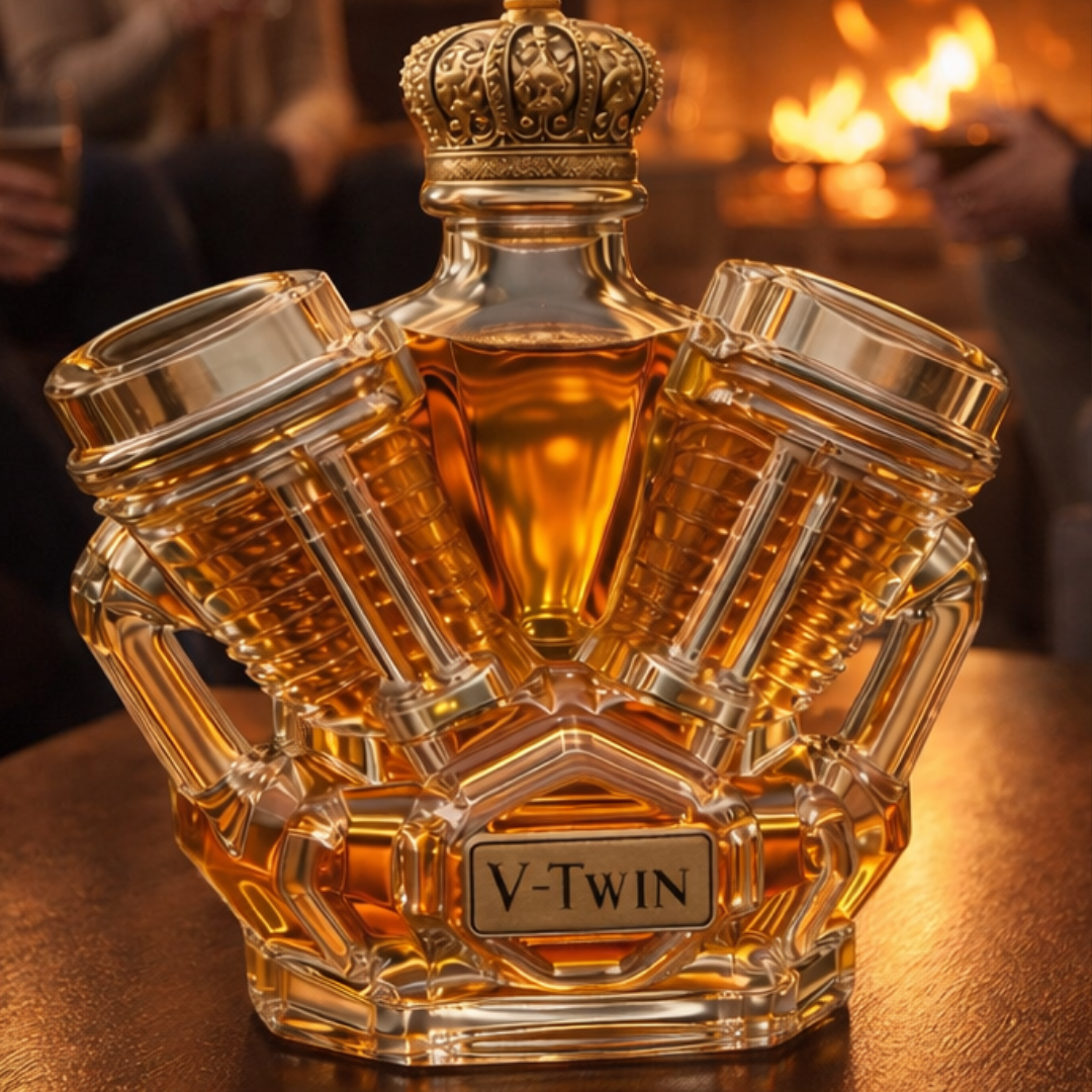 Whisky-Karaffe – V-Twin-Motor
