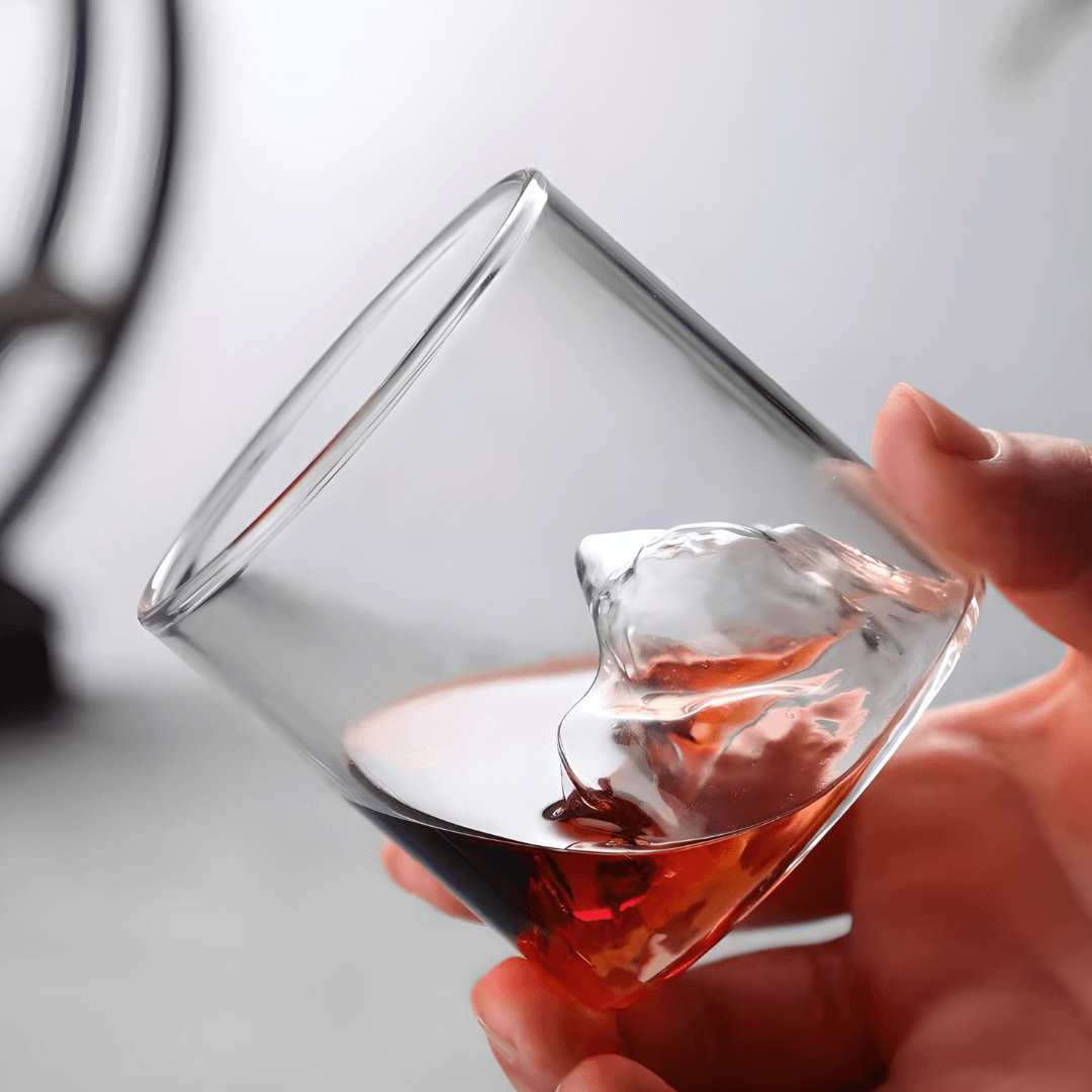 Japanisches Kristall-Whiskyglas – Mount Fuji