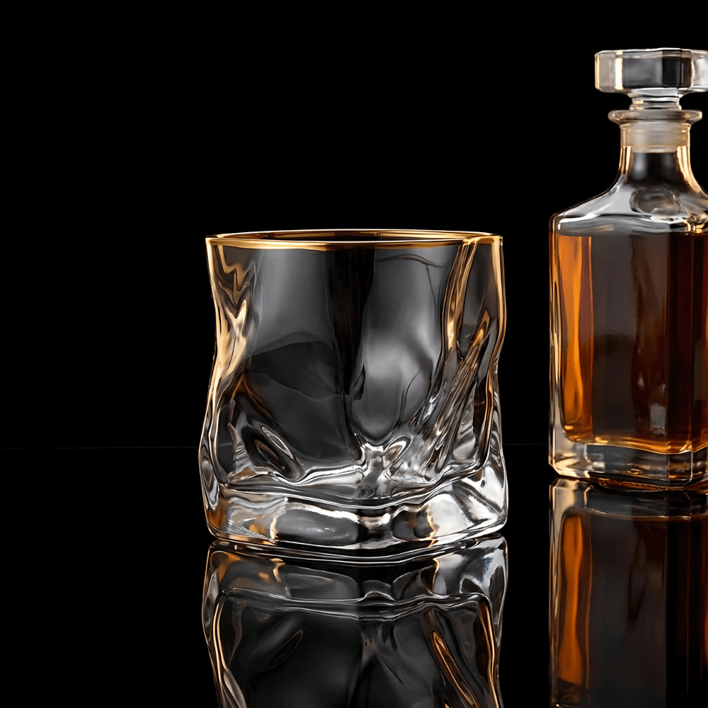 Japanisches Kristall-Whiskyglas – Hoshi Gold