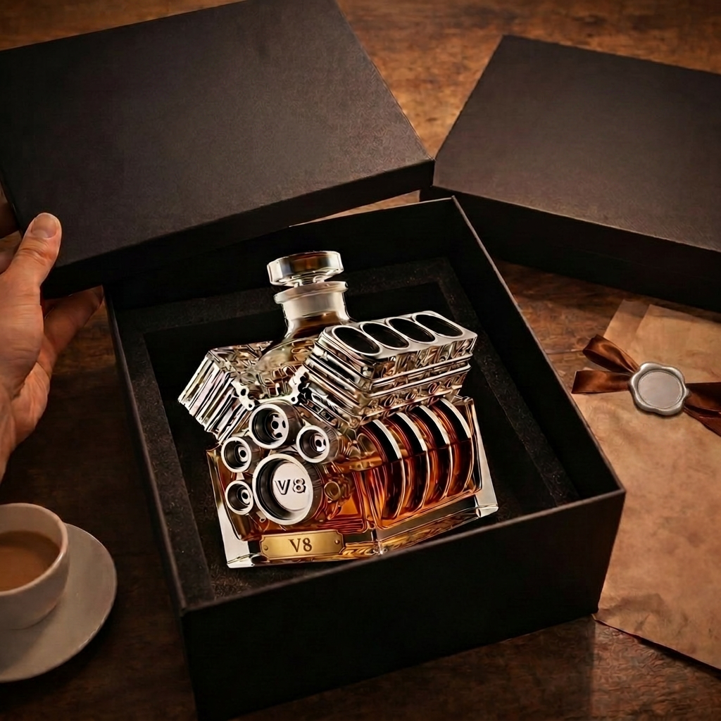 Whisky-Karaffe – V8-Motor