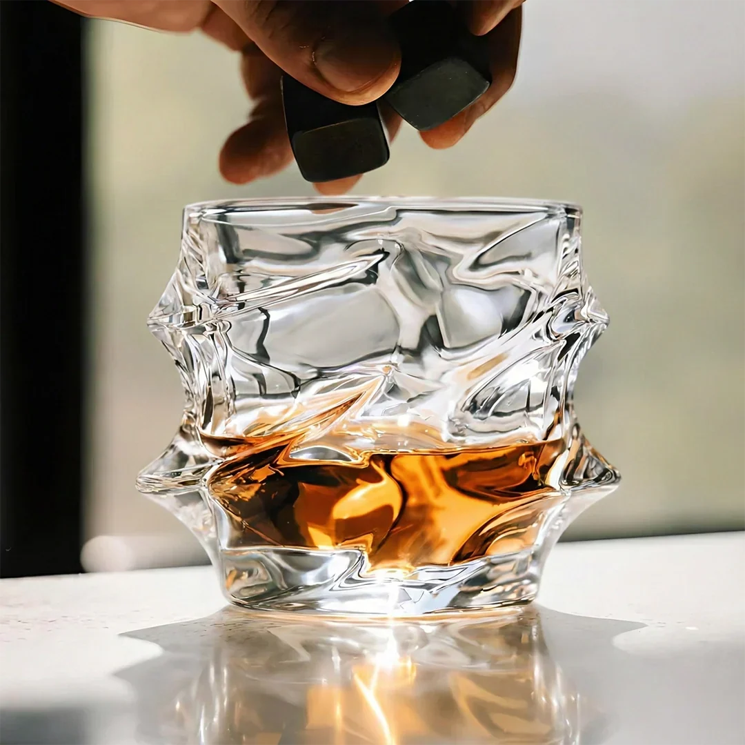 Japanisches Kristall-Whiskyglas – Arashi